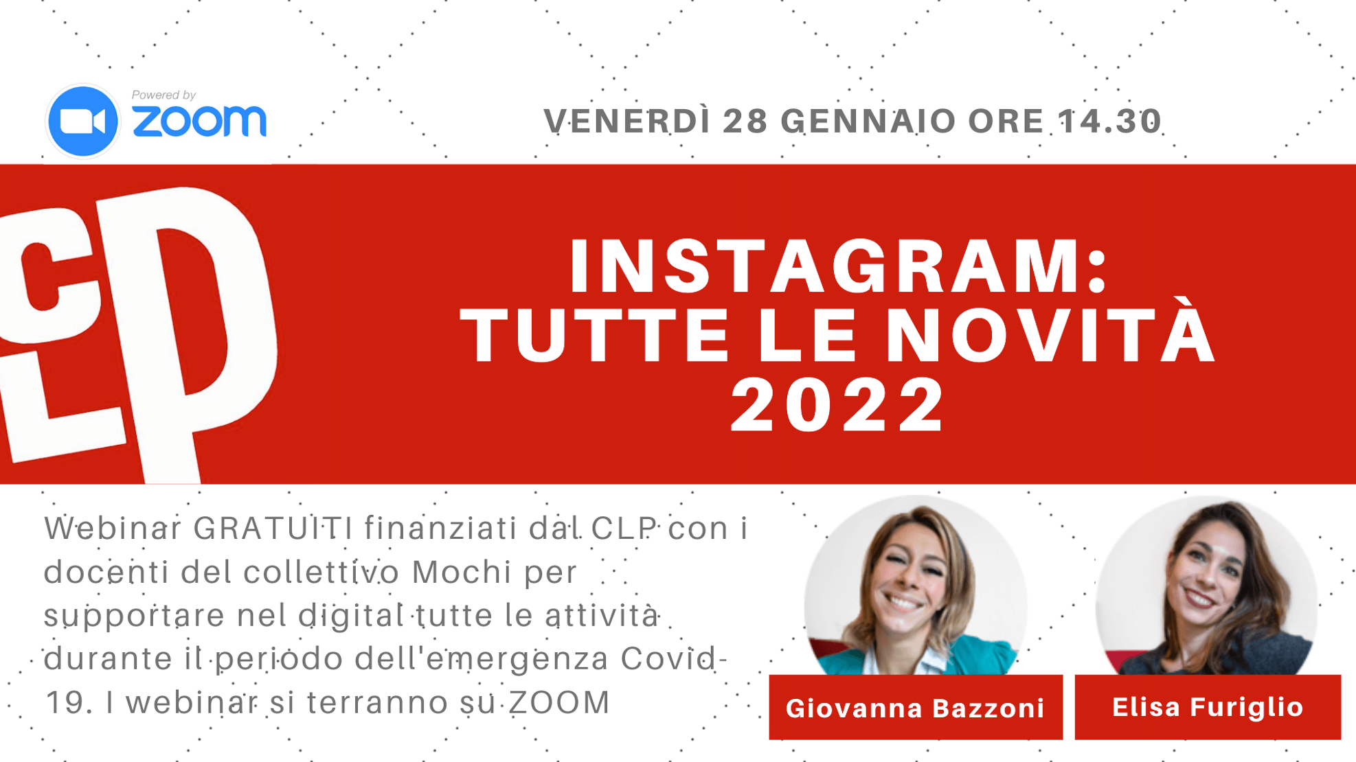 Webinar: Le novità di Instagram 2022 – Webinar Gratuito 28 Gennaio