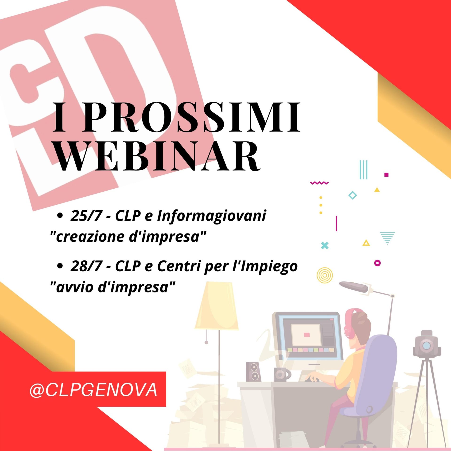 I webinar di luglio 2023