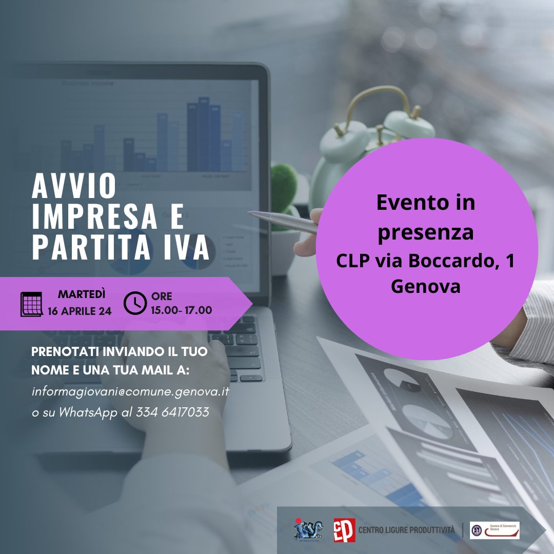 Avviare una partita IVA: le testimonianze e gli incontri di aprile 2024