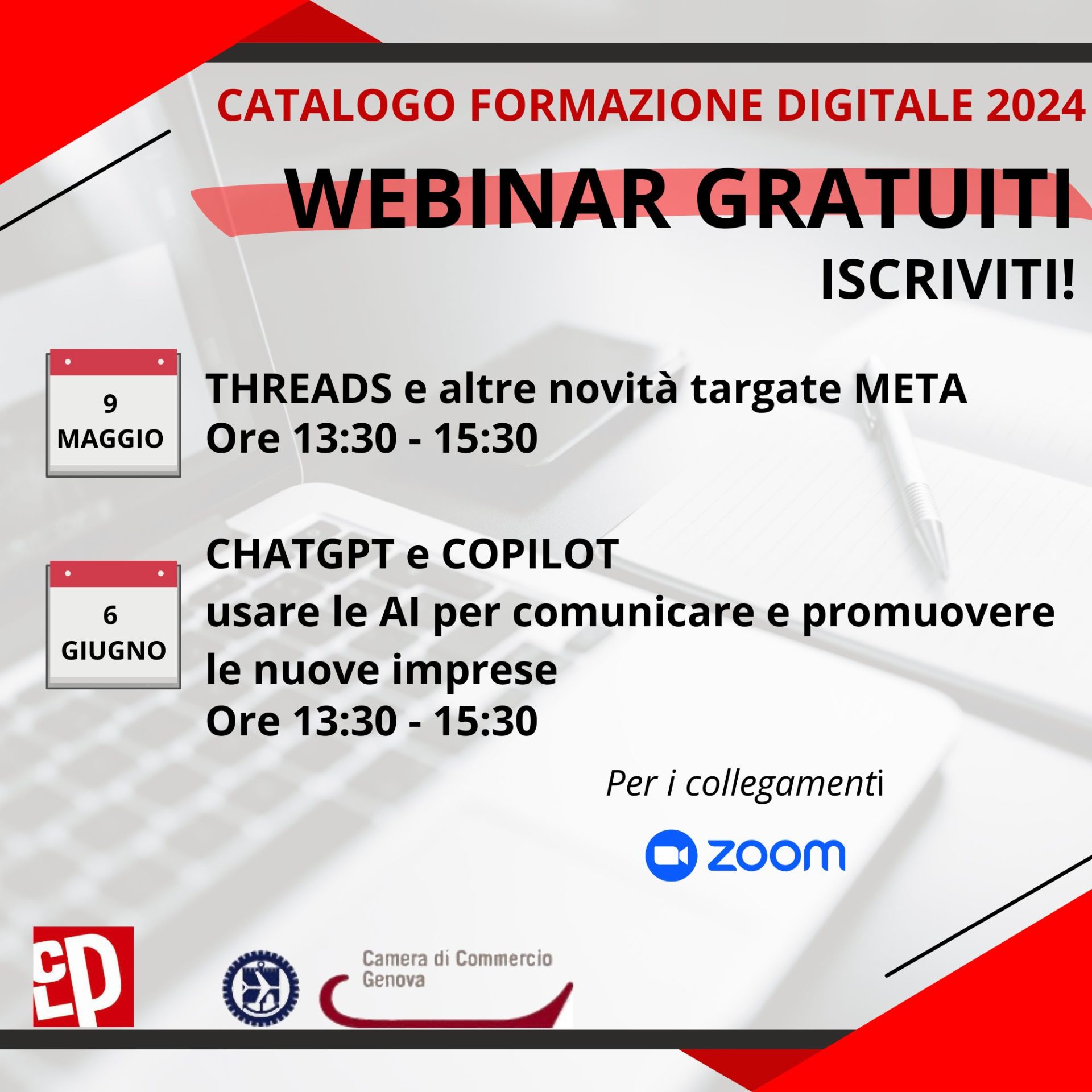 I webinar di primavera del Catalogo Digitale 2024