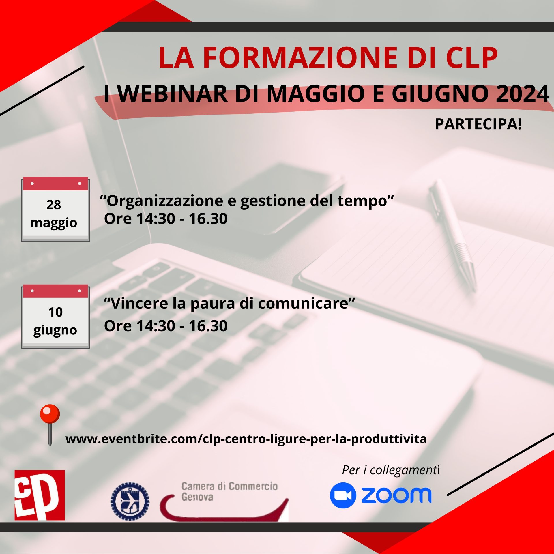 I webinar di maggio e giugno 2024
