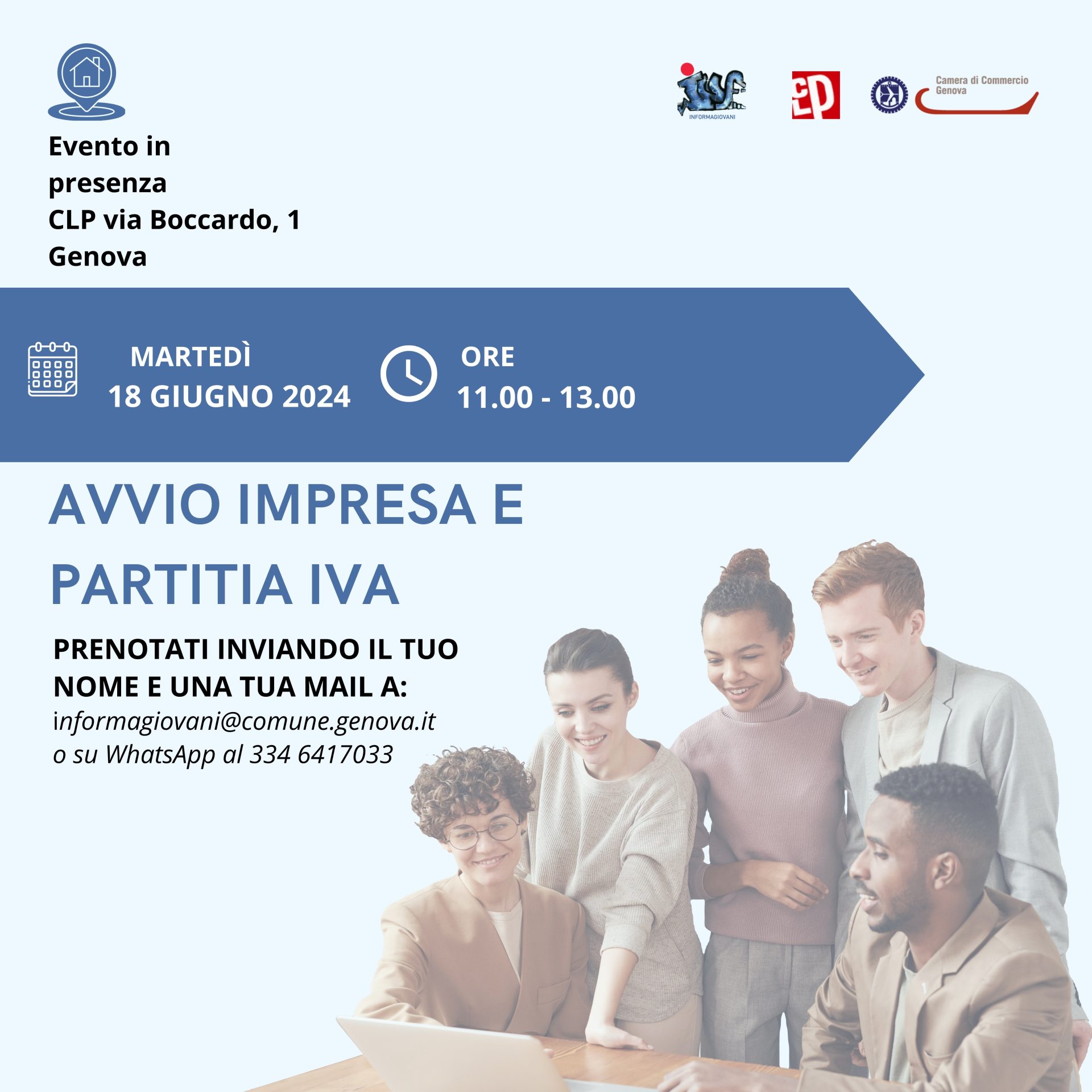 Avvio d’impresa: l’appuntamento di giugno 2024