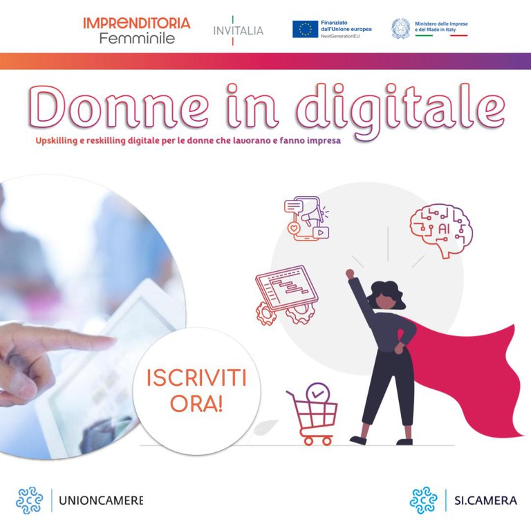 Entro il 20 ottobre “Donne in digitale 2024”